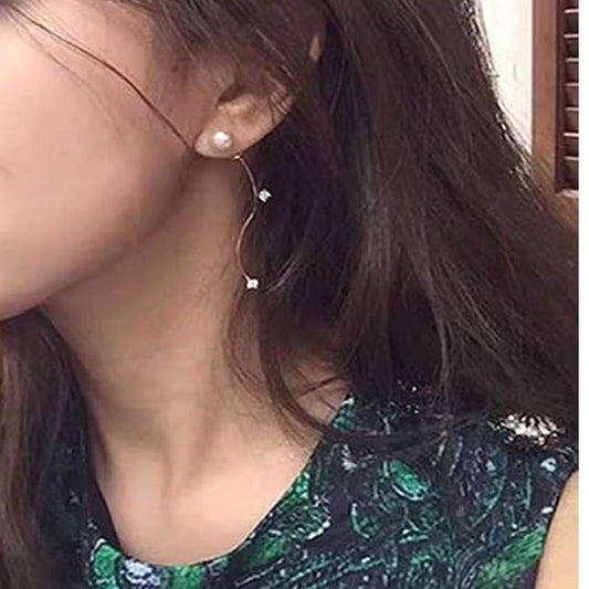 Rhinestone Ear (Various Alloy Dangle / Cuff Pearl Designs) Earring Faux