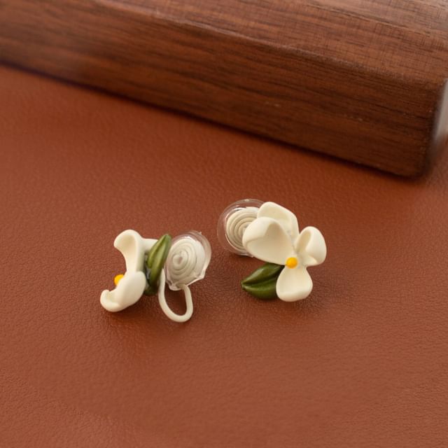Ear Stud / Floral (Various Designs) Cuff Alloy Earring