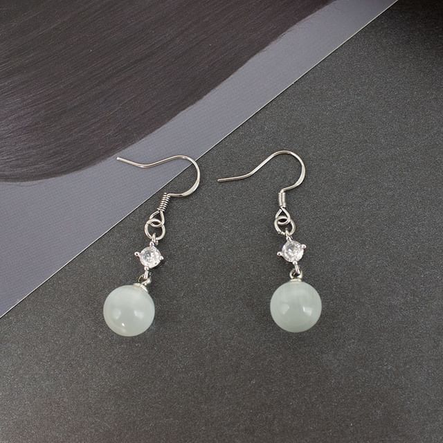 Eye Faux Cuff Cat Dangle / Designs) Alloy Stone (Various Ear Earring