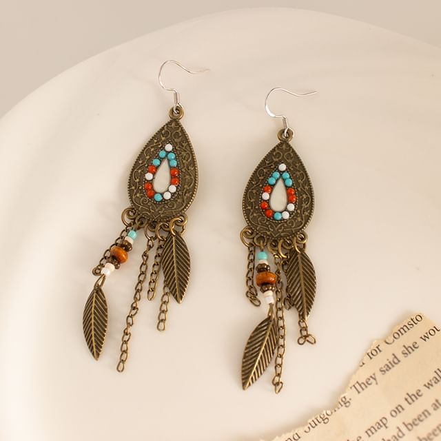 Designs) Leaf Chandelier (Various Alloy Ear Cuff / Earring