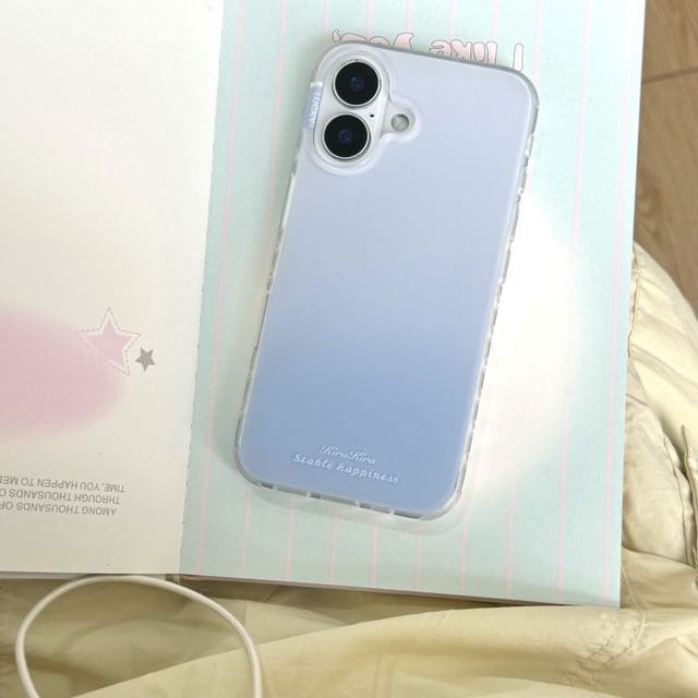 Cartoon Stand with Gradient MagSafe) (Compatible Case Magnetic Phone