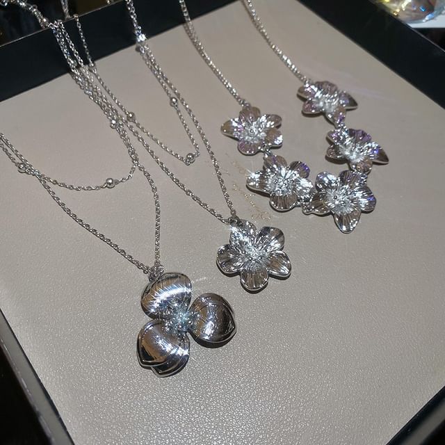 Floral Alloy Choker (Various Designs)