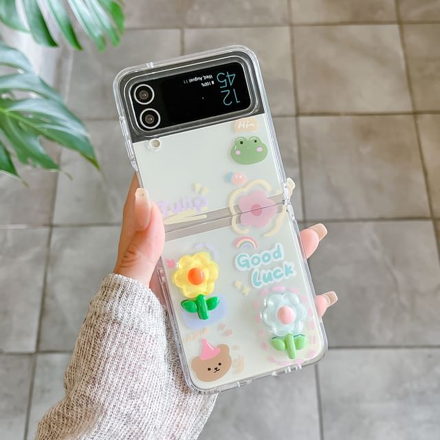 Phone Butterfly Set Case Floral Strap /