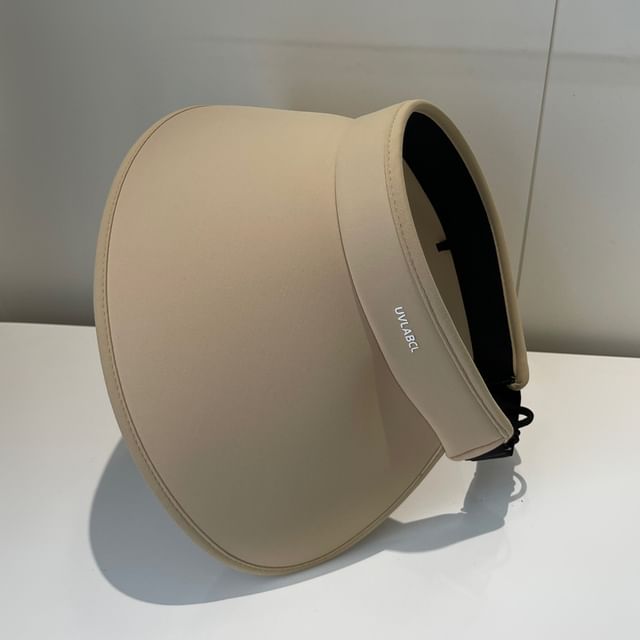 Wide Lettering Brim Hat Sun