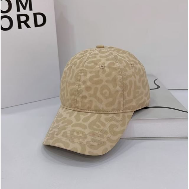 Print Leopard Baseball Cap
