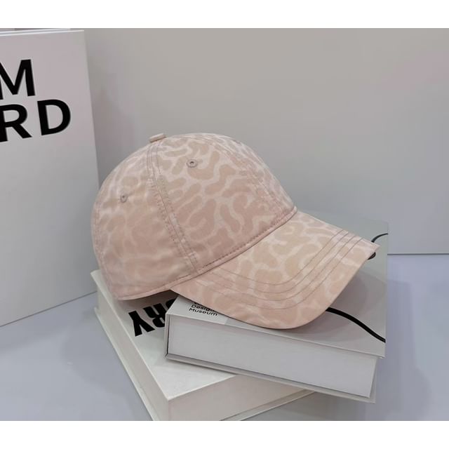 Print Leopard Baseball Cap
