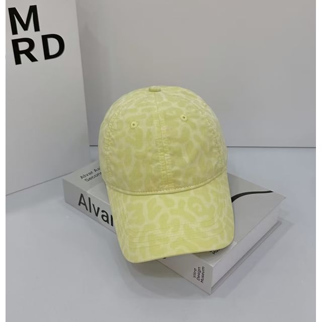 Print Leopard Baseball Cap