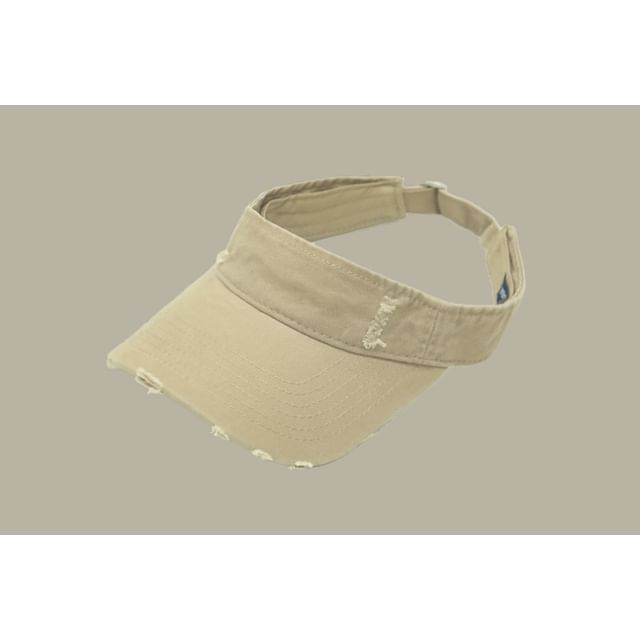 Distressed Visor Plain Sun