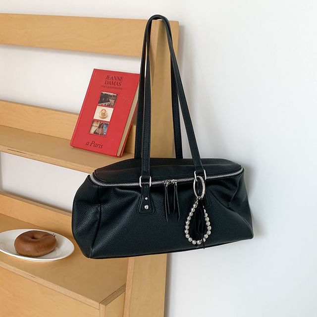 Plain Faux Leather Bag Shoulder