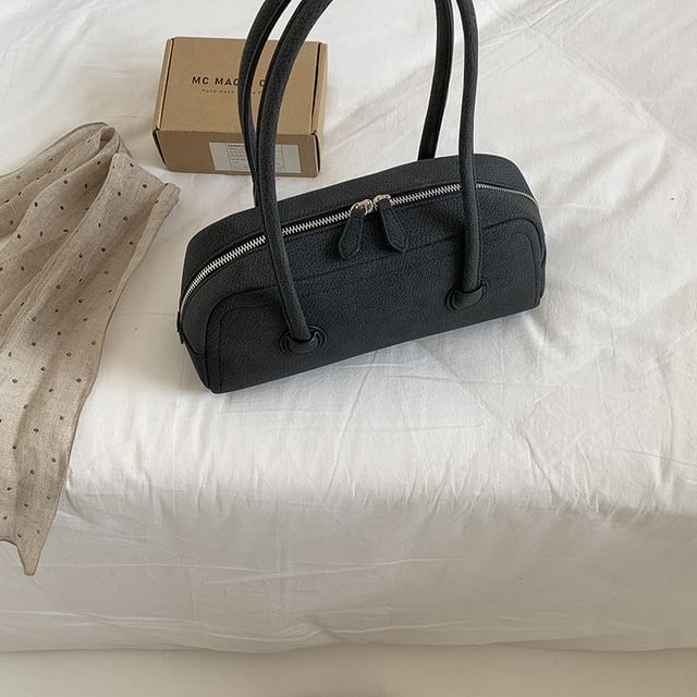 Bag Leather Plain Shoulder Faux