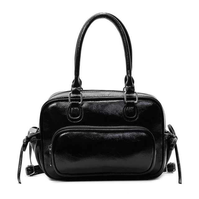 Leather Multi-Pocket Backpack Multi-Way Faux