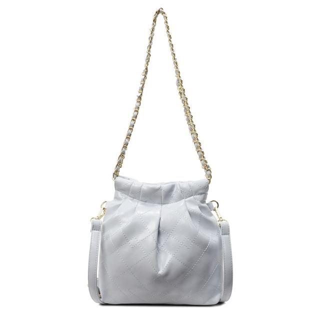 Multi-Way Shoulder Quilted Bag Strap Leather Chain Faux