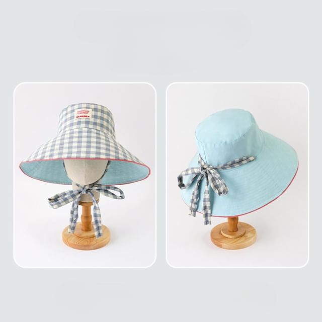 Applique Hat Plaid Boonie