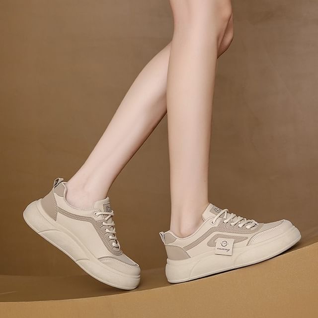 Panel Platform Sneakers