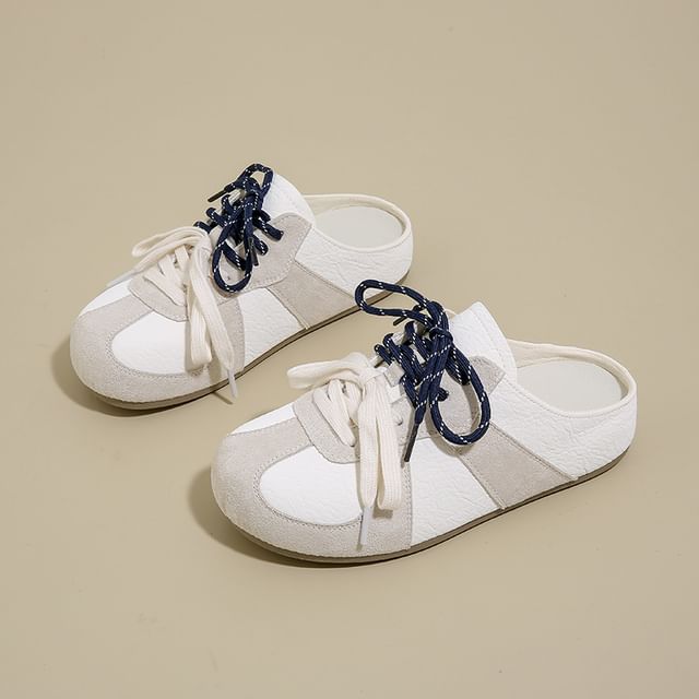 Sneaker Panel Mules