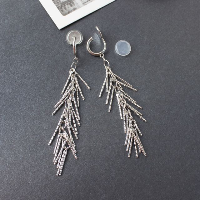 Drop Earring / Fringed Clip-On