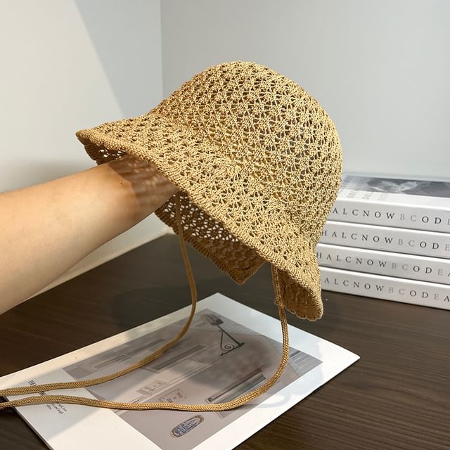 Knit Hat Sun Plain