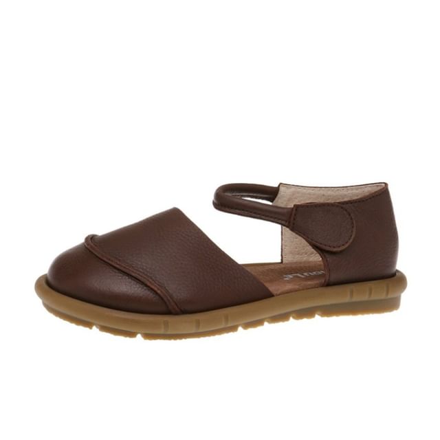 D'Orsay Platform Shoes Leather Faux