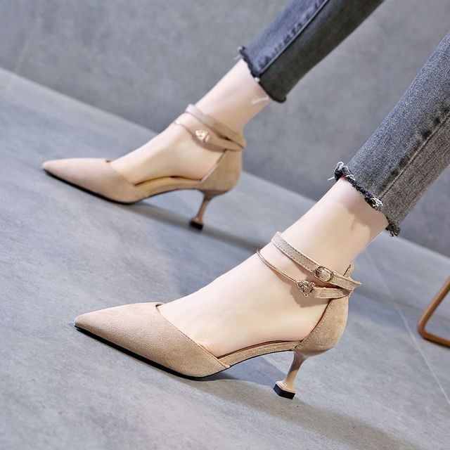 Heel Sandals Designs) (Various Pointed Ankle Strap High