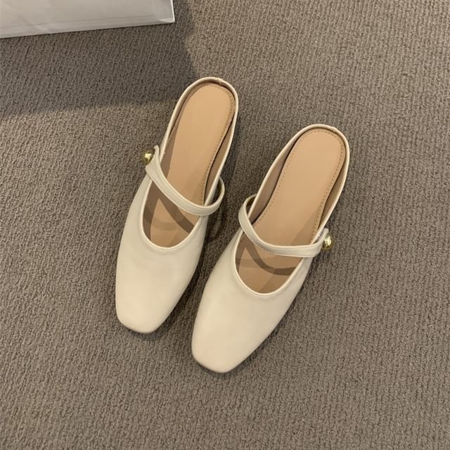 Jane Mules Mary Faux Leather