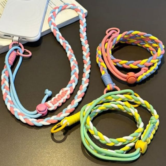 Phone Lanyard Strap Braided Pad with