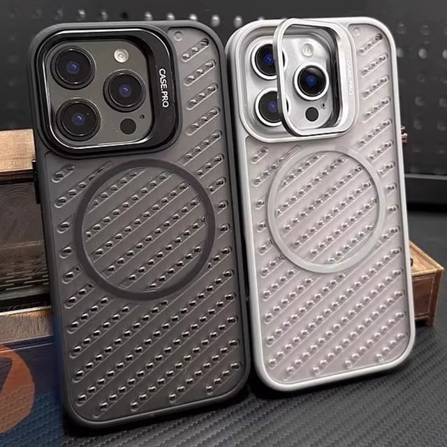 Case (Compatible MagSafe) iPhone with Magnetic Perforated