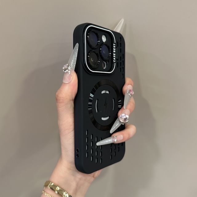 Case Perforated MagSafe) (Compatible Magnetic iPhone with