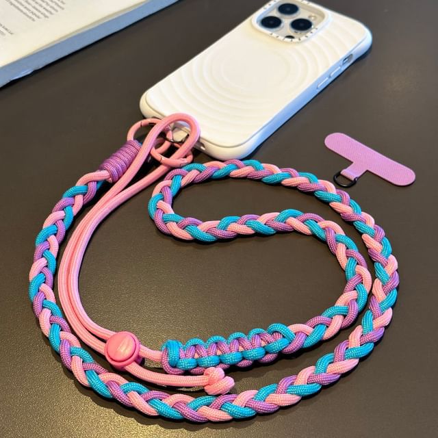 Phone Lanyard Strap Braided Pad with