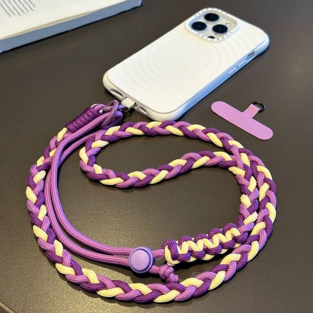Phone Lanyard Strap Braided Pad with
