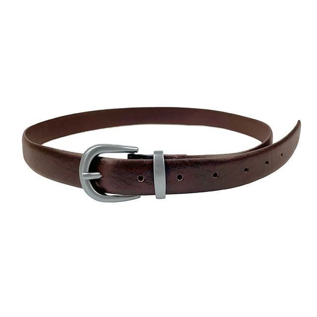 Faux Leather Belt