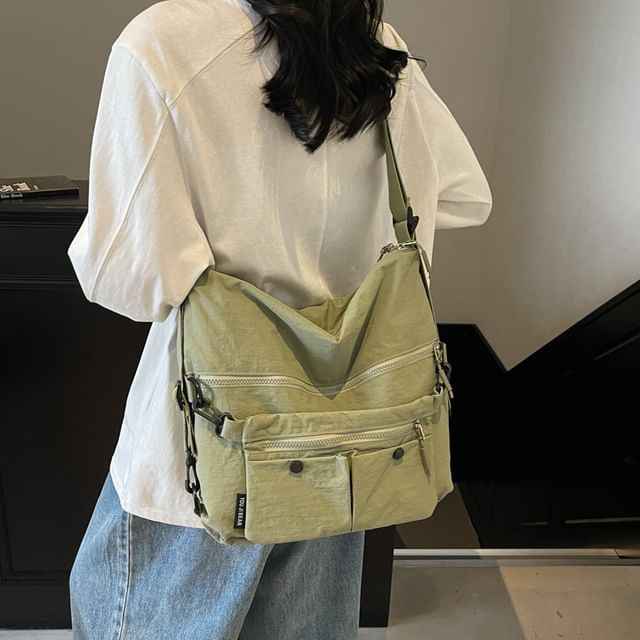 Plain Bag Zip Crossbody