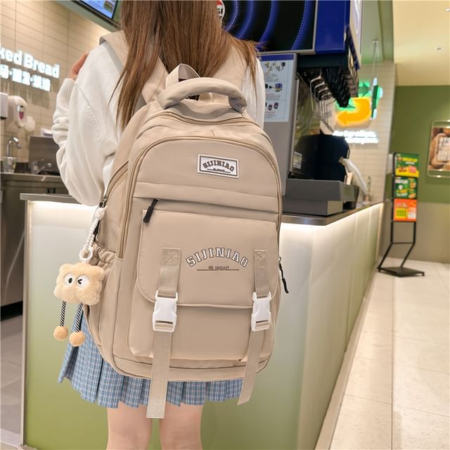 Zip Lettering Backpack