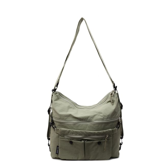 Plain Bag Zip Crossbody