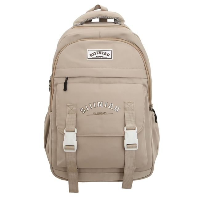 Zip Lettering Backpack