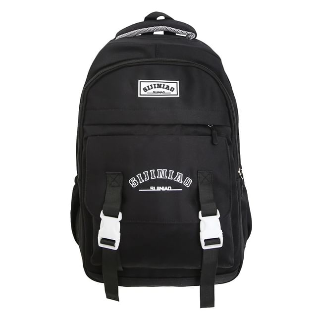 Zip Lettering Backpack