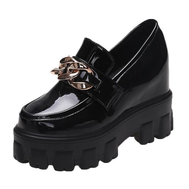 Wedge Hidden Platform Loafers