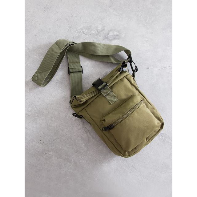 Canvas Plain Shoulder Bag in 5 Colors