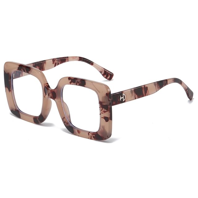 Thick Frame Square Sunglasses