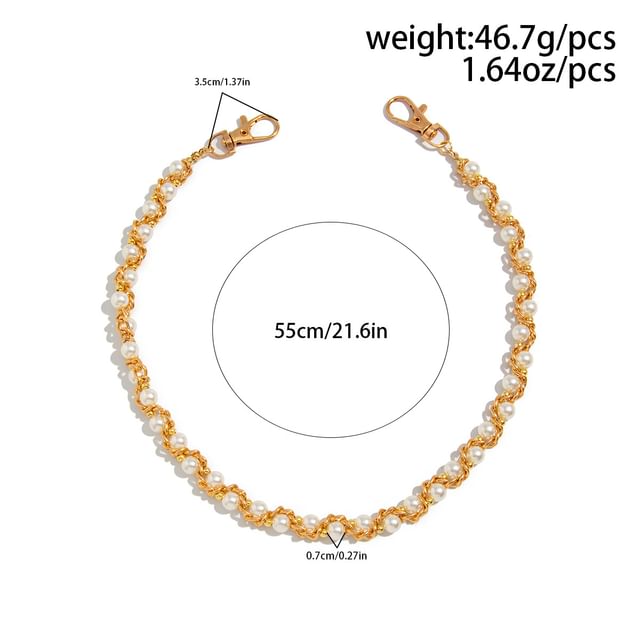 Faux Pearl Waist Chain