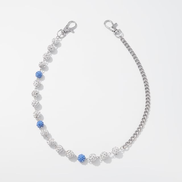 Rhinestone Beaded Layered Waist Chain