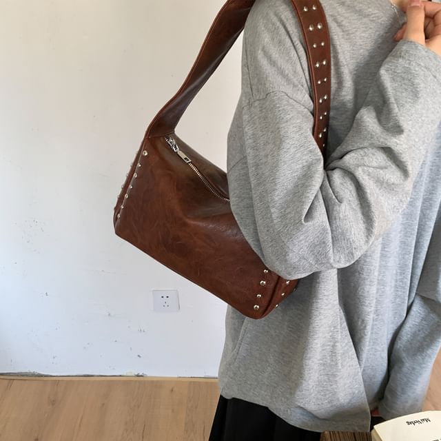 Studded Shoulder Bag