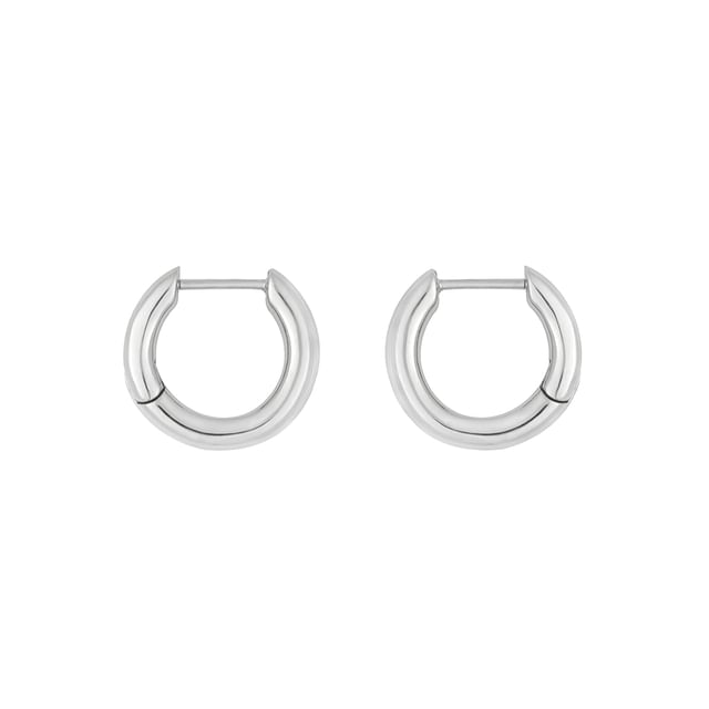 Unisex D Hoop Earrings
