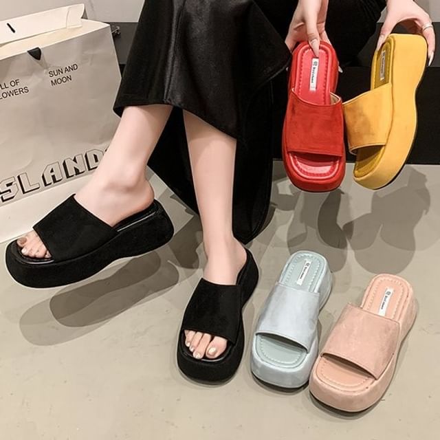 Platform Sandals Slide
