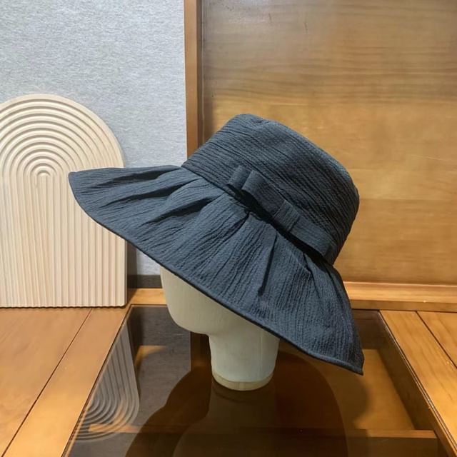 Plain Bow Sun Hat