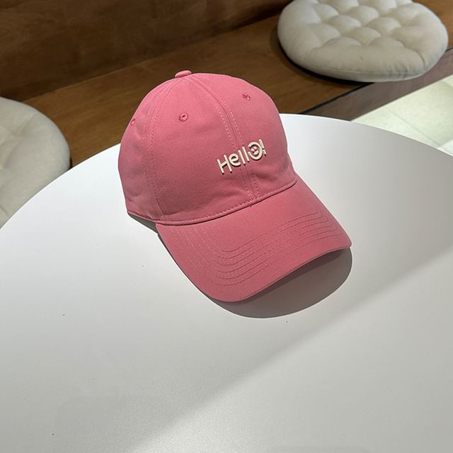 Lettering Baseball Cap