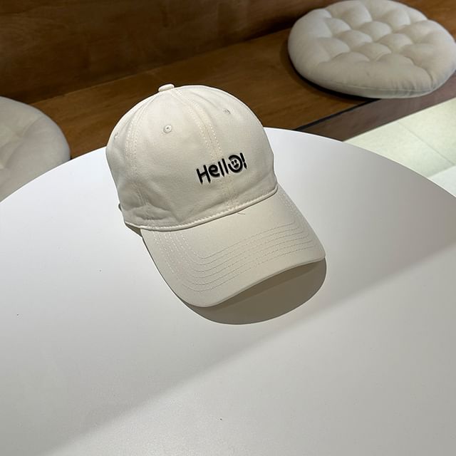 Lettering Baseball Cap