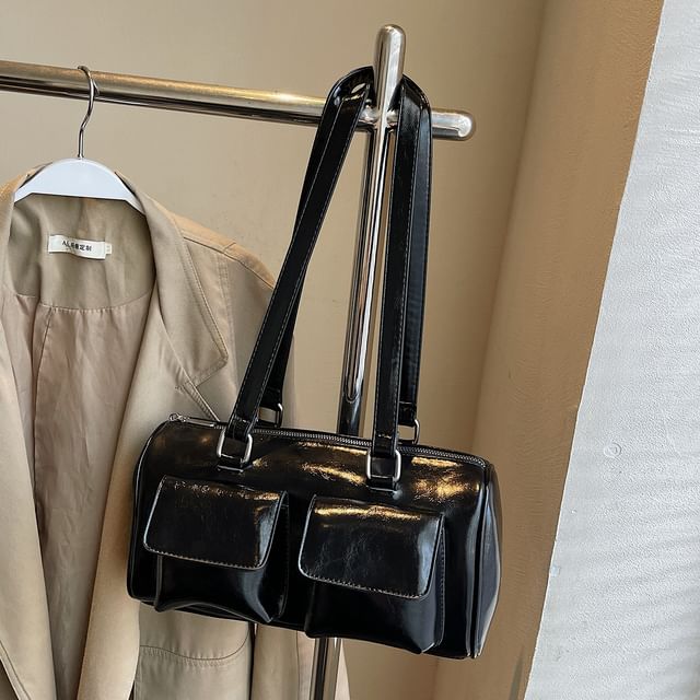 Flap Pocket Shoulder Bag