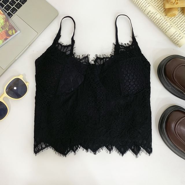 Plain Lace Bustier Top