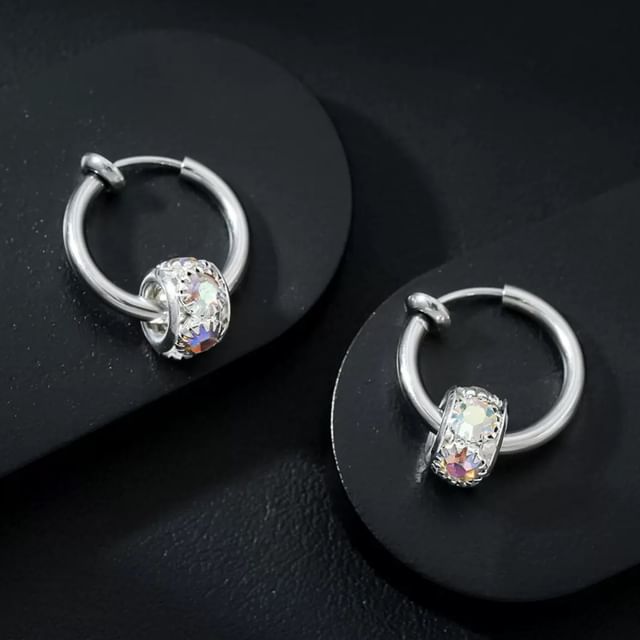 Rhinestone Alloy Ear Cuff Set