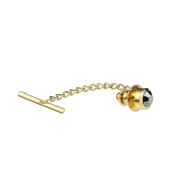 Chain Tie Pin - CZ